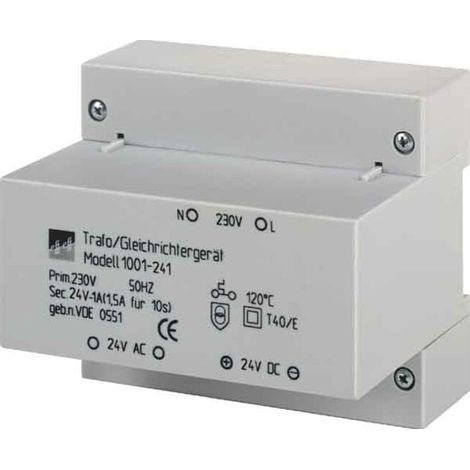 [NEUWERTIG] B-Ware Assa Abloy Effeff Stromversorgung Trafo Gleichrichter 1001 12 12 V Din Schiene