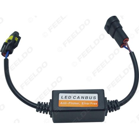 H8/H9/H11 LED headlight decoder for cars H8/H9/H11 LED headlight fault warning canceller (1/5)