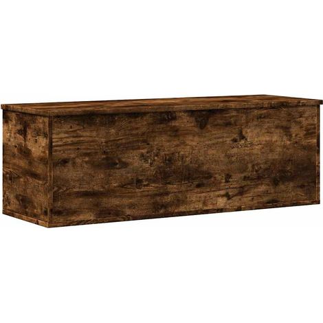 Maison Exclusive - Caja de almacenaje madera ingeniería roble ahu