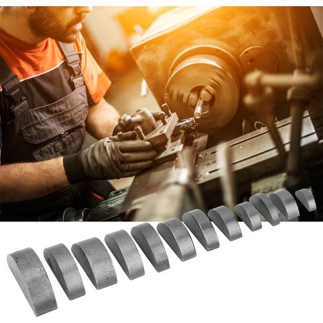 Kit d'assortiment de 135 clavettes Woodruff pour volant moteur, poulie et glissière de vilebrequin, destiné à de multiples usages. (1/5)
