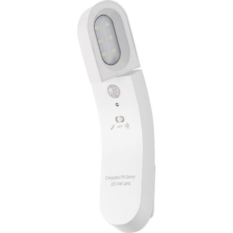 Lampe à pince Lampe de Lecture Enfant Murales 1W 3 Modes Lampe de Placard USB Rechargeable Détecteur Mouvement pour Lire, Veilleuse Enfant Confortable pour les Yeux (1/5)