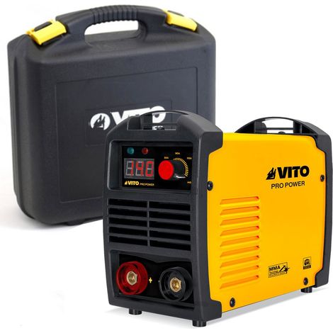 Poste a souder INVERTER 140 Ampères Numerique Soudure à l'arc Baguettes de soudure acier-fonte-inox VITO