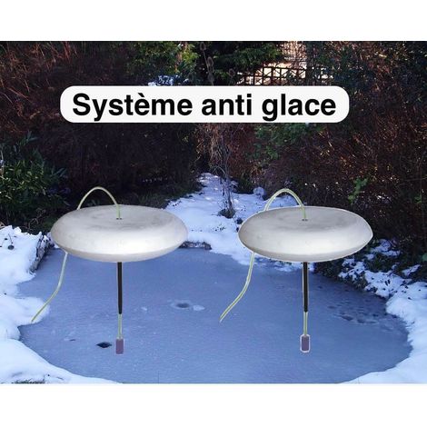 2 Systèmes Anti Gel Complet pour Bassins de Jardin avec Pompe Fournie (1/5)