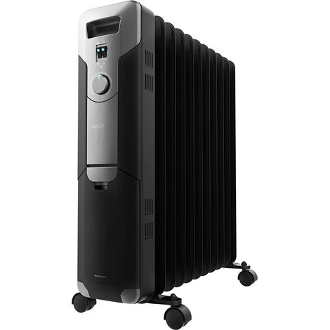 Cecotec Radiateur Huile 11 Modules 2500 W avec Roues