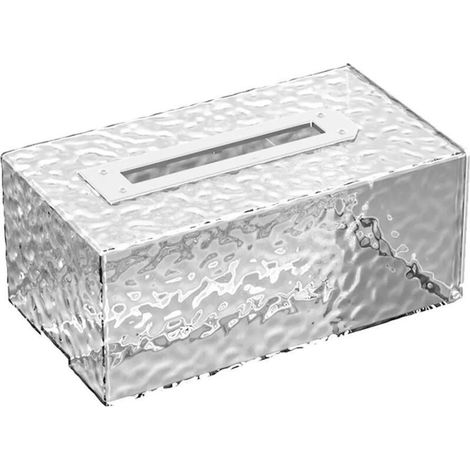 Boîte à mouchoirs murale, distributeur de tissues, fixation sans perçage, pour salle bain cuisine (1/5)