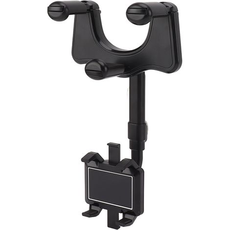 Support de téléphone pour rétroviseur intérieur, angle réglable, multifonctionnel, fixation par boucle pour véhicule (1/5)
