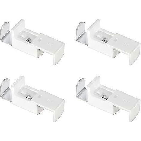 Ensemble de 4 supports de fixation pour stores plissés, pièces de rechange pour stores plissés, ensemble de supports de fixation pour stores plissés (1/4)