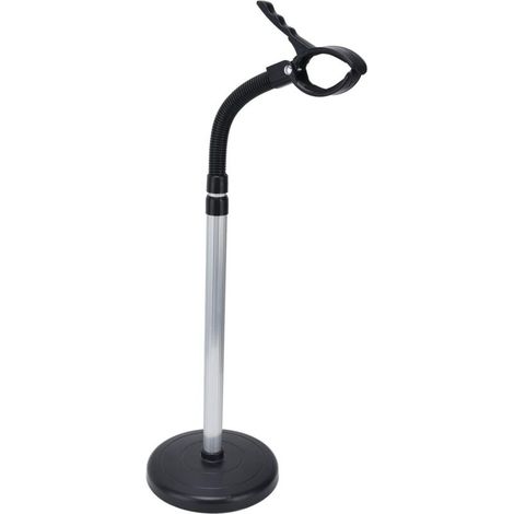 Bardusch-Porte-sèche-cheveux de table pivotant à 360°, mains libres, 18 x 68,5 à 97 cm. (1/5)