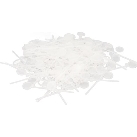 100 attaches jetables pour pattes de volaille avec étiquettes pour poulets, canards, oies et pigeons (1/5)