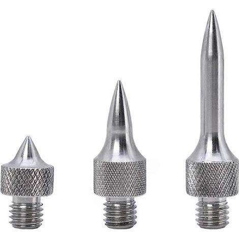 Lot de 3 têtes de rechange pour marteau de débosselage automobile, filetage M8, en acier inoxydable. (1/5)