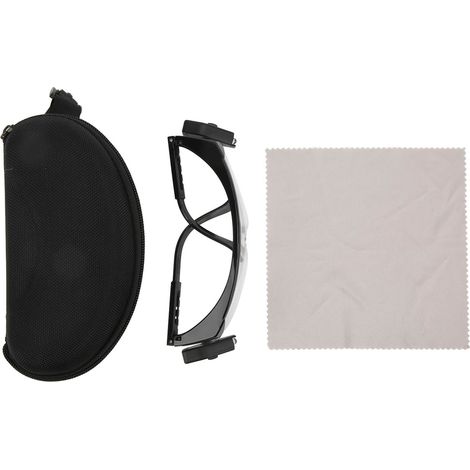 Lunettes de lecture avec double faisceau lumineux, protection UVA, résistantes aux chocs, antibuée, coupe-vent (1/5)