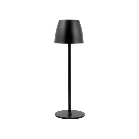 Lampara Led Recargable Eureka Negra 38 Cm Non