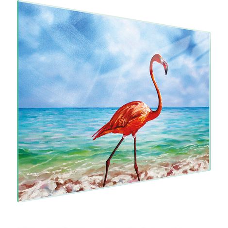 TAGLIERE IN VETRO 30x22 FLAMINGO (1/5)