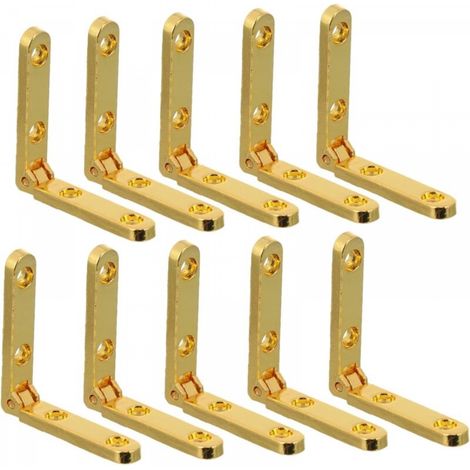 10 Pièces Charnières De Coffret En Métal Zinc Charnières à Ressort Adaptées Pour Boîtes à Bijoux Et Coffrets Lot (1/5)