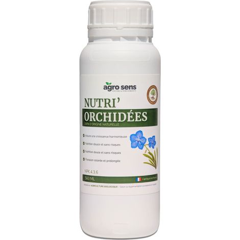 Nutri Orchidées - Engrais liquide pour orchidées - 500 ml (250 litres de préparation) (1/5)