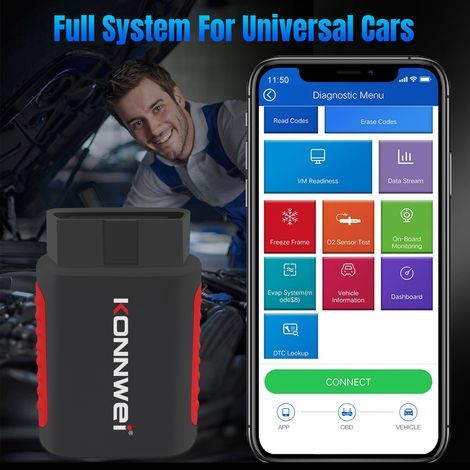 Complete OBD2 BT scanner ABS SRS diagnostic reset ECM BCM TCM (1/5)