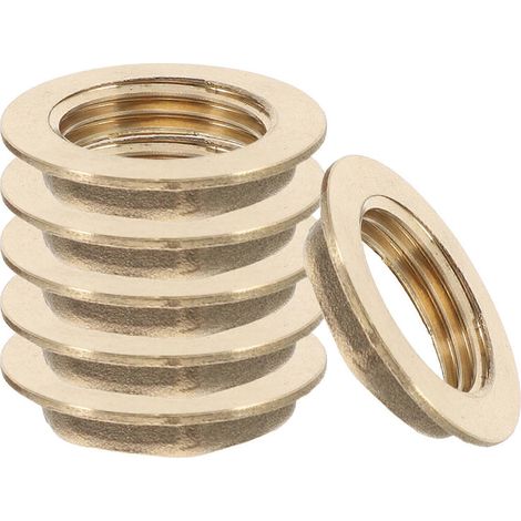 Écrous de blocage pour raccords de tuyauterie en laiton à filetage femelle (lot de 6) (1/5)