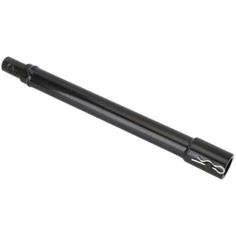 BUNTHAUS Rallonge de tarière à essence de 30 cm, en acier, peinte en noir, connexion enfichable avec boulon de sécurité