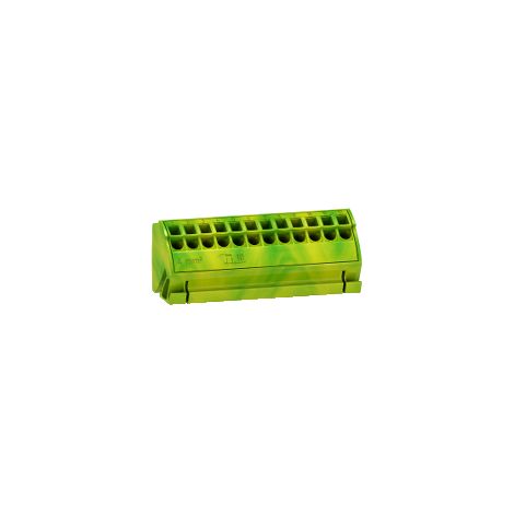 Linergy TB - Bloc de terre à connection rapide - 12 x 4 mm² - lot de 4 - LVS04214