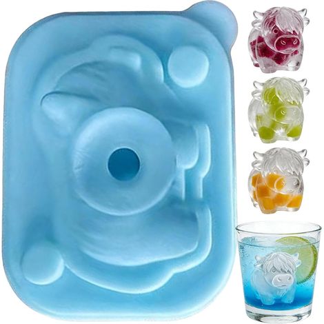 à Glaçons en Silicone alimentaire forme de vache (1/5)