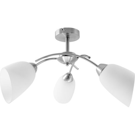 Lampada da soffitto Activejet NIKITA nickel 70 cm diametro (1/4)