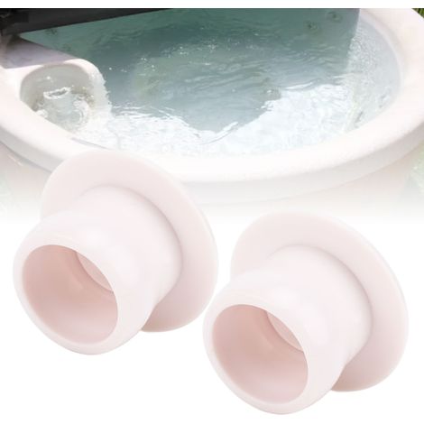 Fitting Spa - Jet Nozzle PVC 20mm pour tuyau 40mm - 2 pièces avec effet massage amélioré (1/5)