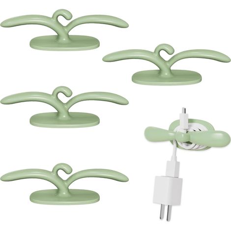 Organisateur de câbles, système de gestion des câbles, support de câble, convient aux cuiseurs à riz, radios, ventilateurs, cafetières et autres appareils électroménagers. (1/5)
