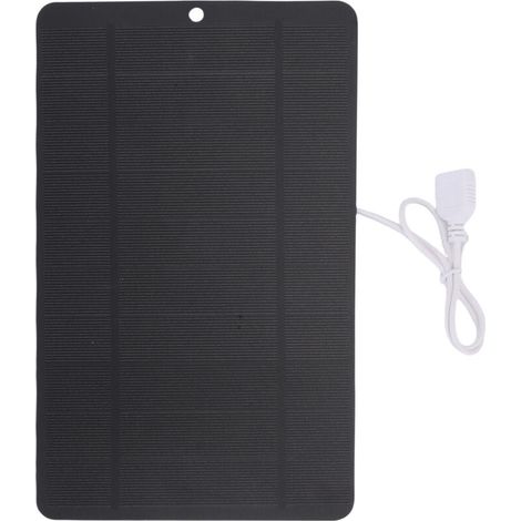 Panneau solaire 10W 5V, chargeur Portable en silicium monocristallin pour téléphone et tablette (1/5)