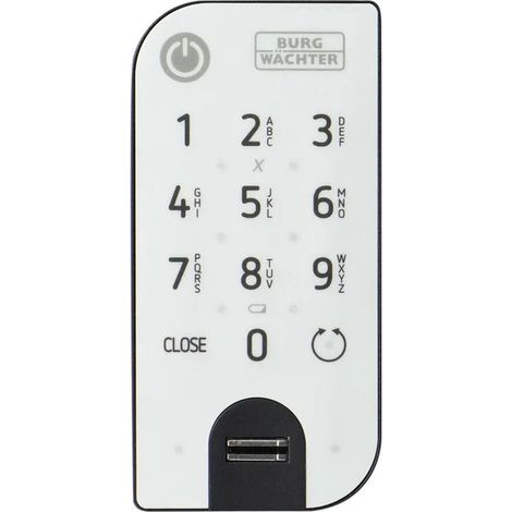 Tastatur 7712 Fingerprinttastatur anthrazit/weiß BURG-WÄCHTER (1/5)