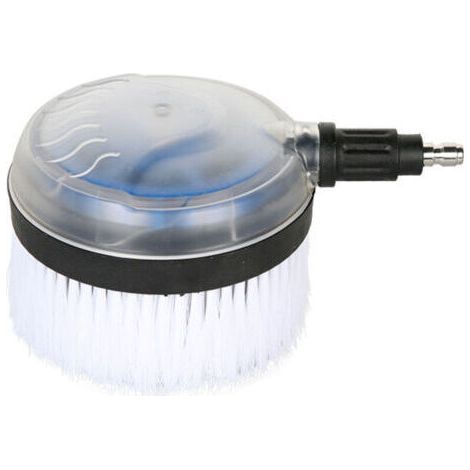 Rotating Wash Brush, Pressure Washer Accessories, Universal Quick Connector, Car Deck Cleaning Tool, Home, Office, Deck (1/4)