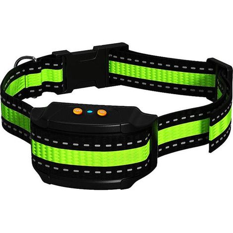 Anti-Bell-Halsband, Version 2020, mit Vibration, Geräuschen und Elektroschock, intelligentes Bellerkennungsmodul-Halsband für große, mittelgroße und kleine Hunde (1/4)