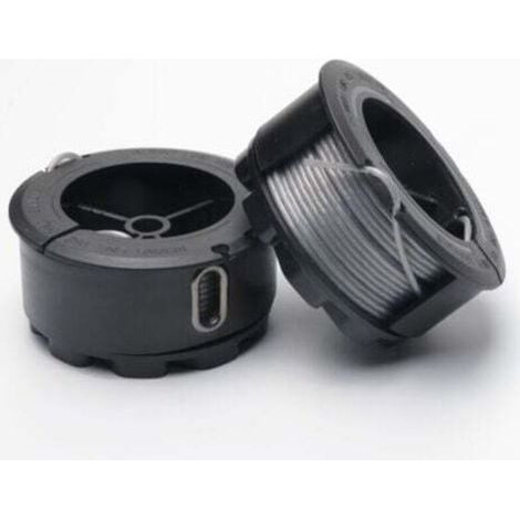 2 pièces Bobine Fil pour BOSCH UniversalGrassCut Coupe Bordure 18 18-26 18-260 F016800570 avec Couverture (1/4)