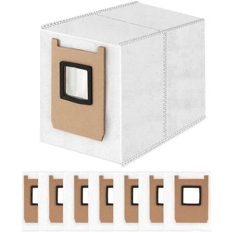 Lot de 8 sacs à poussière de rechange pour aspirateur robot Eufy E25 Omni/E28 Omni (1/5)