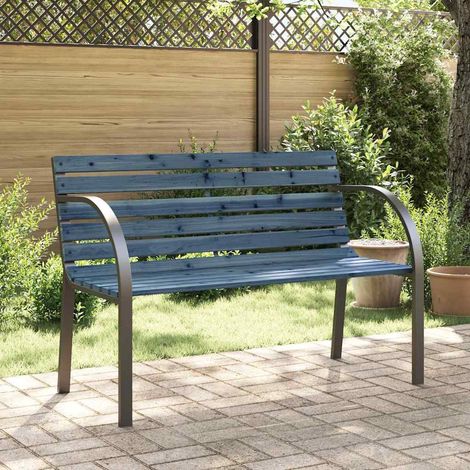 vidaXL Banc de jardin pour enfants 81 cm bois de pin chinois gris (1/5)