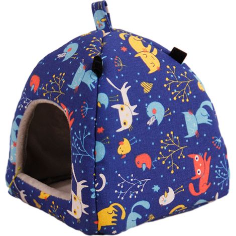 Maison Pour Rongeurs - Maison Cachette En Coton Pour Hamster Et Cochon D Inde - 22 x 22 cm - 1 Pièce (1/5)