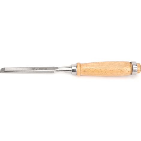 Ciseau à bois de 10 mm (0,39 po) en acier Cr V, outil de menuiserie (1/5)