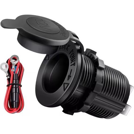 5-teiliges Auto-Zigarettenanzünder-Set, wasserdicht, universell 12-24V.