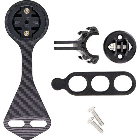 Support d'ordinateur en Fiber de carbone pour guidon de vélo F12 pour Garmin Cateye (1/5)