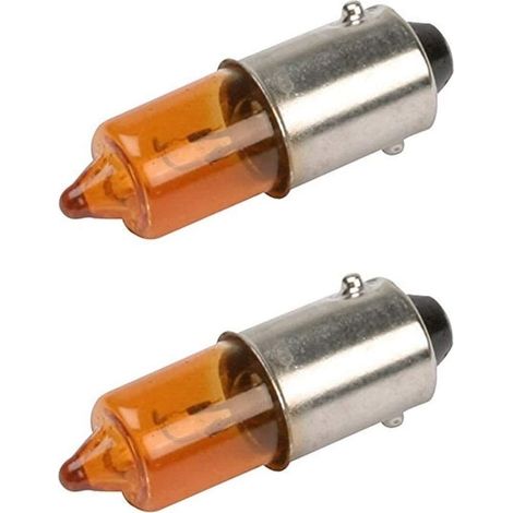 2x ampoule 12V 23W BA9S Orange angel eyes voiture moto scooter éclairage universel (1/2)