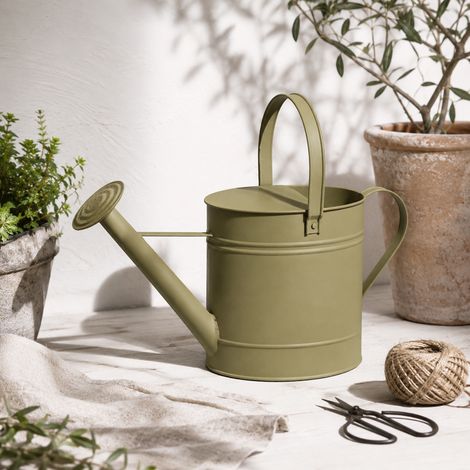 Vintage Gießkanne Grün 7,5 Liter-FZ1002740-Grün (1/4)
