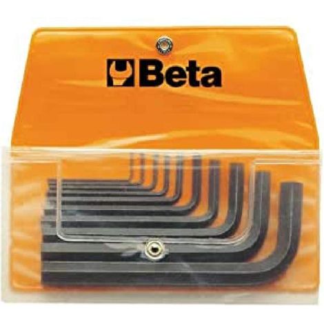 Inbusschlüssel beta 96N/B10 Satz 10 Stück 1,5-12 mm schwarz