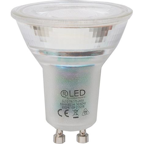 Bombilla LED GU10 Cristal (7W)  4000ºK (blanco neutro) (1/6)