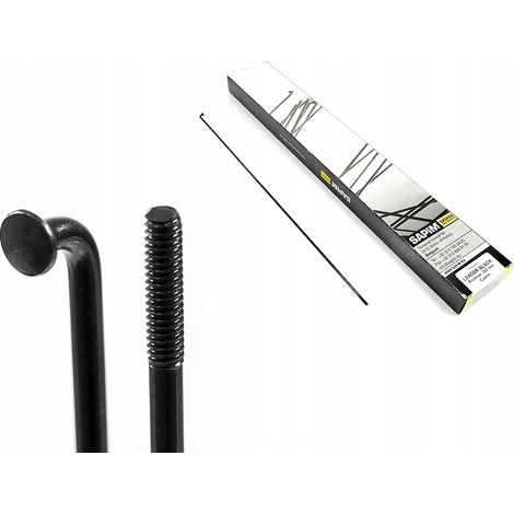 Sapim Leader Black Speiche 2,0 mm schwarzer Edelstahl (ohne Nippel)