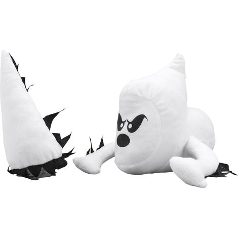 Wütendes Geister-Plüschtier, zusammenbrechende Geister, Geist mit zerbrochenem Fenster für Halloween, Partydekoration für drinnen und draußen (1/5)