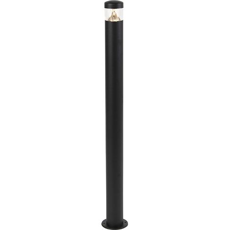 QAZQA Lampada da esterno moderna nera 100 cm IP44 con LED - Roxy