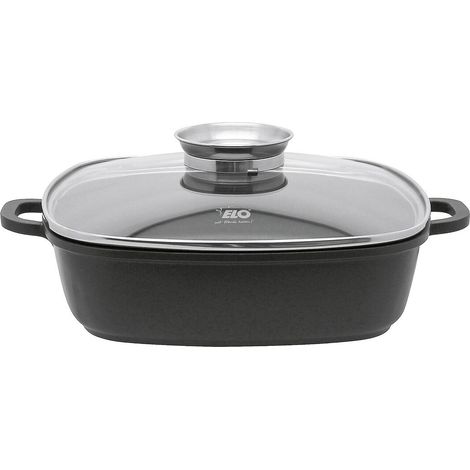 Servierpfanne mit Deckel "Alucast Dur Select