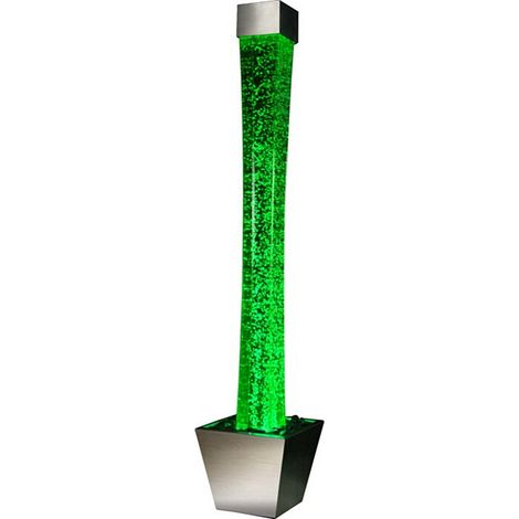 Colonne de bulles d'eau avec pot - LEDs à couleurs changeantes - H.183 cm - GOBIE