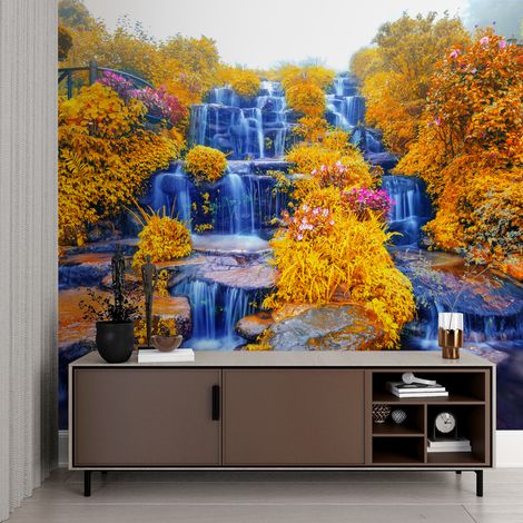 Papier peint paysage cascade enchantee 1 - 150 x 250 cm (1/2)