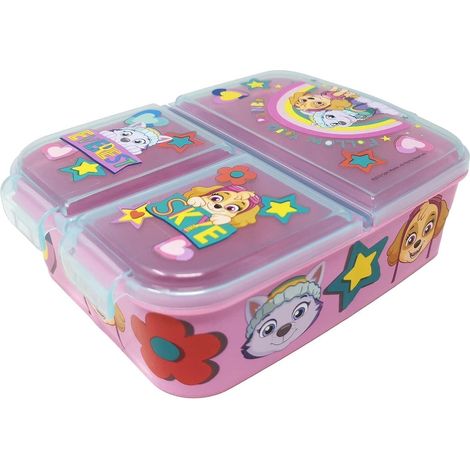 Brotdose Kinder Lunchbox Fächer Unterteilung BPA frei Paw Patrol M (1/5)