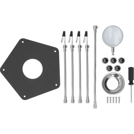 Beyamis Support de soudure à bras universel haute transmission lumineuse pour circuits imprimés, grossissement x3, loupe de soudure HD pour usinage (1/5)